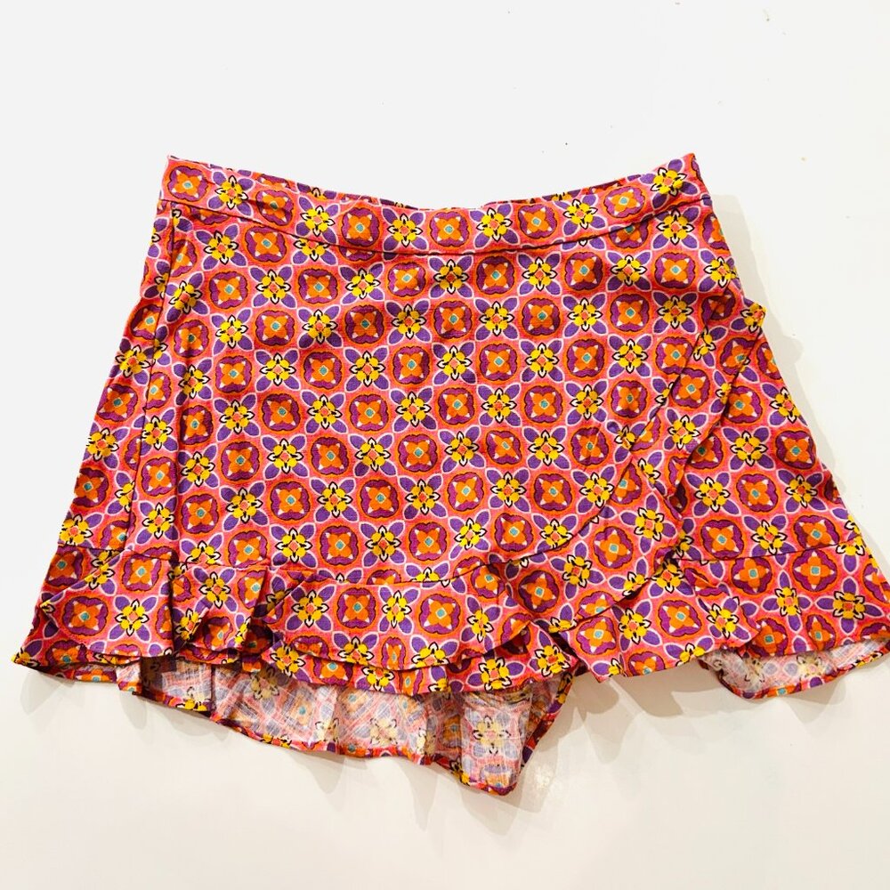 Aqua Ruffled Skort - Picture 4 of 7
